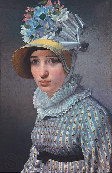 Christoffer Wilhelm Eckersberg Portrat der Anna Maria Magnan Germany oil painting art